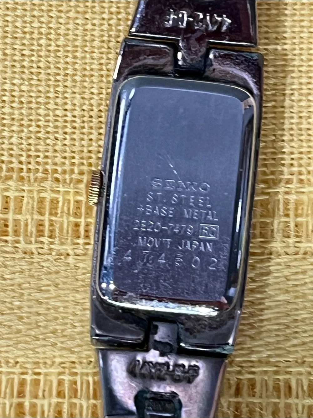 Vintage Seiko Two-Tone “Tank” Watch